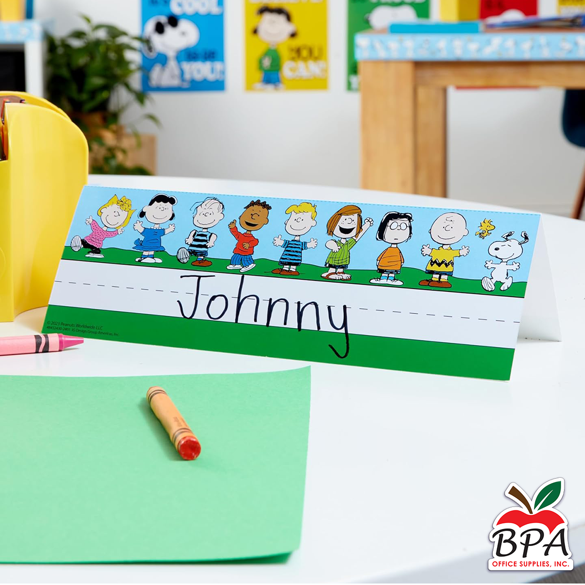 Eureka •  Tented Name Plates "Peanuts"